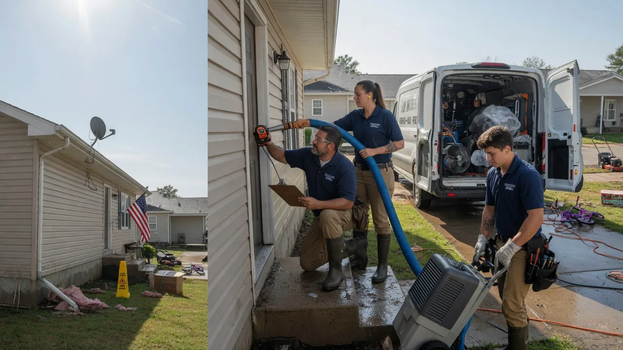 Ceiling Water Damage Restoration in Athens, WI near me
